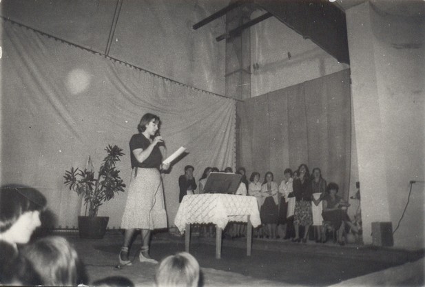 Il palco alle origini